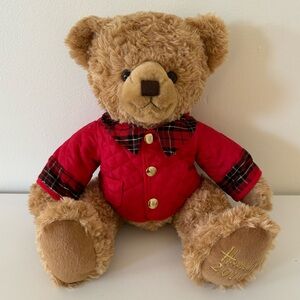 Harrods 2014 Jasper Christmas Bear Stuffed Animal NWOT